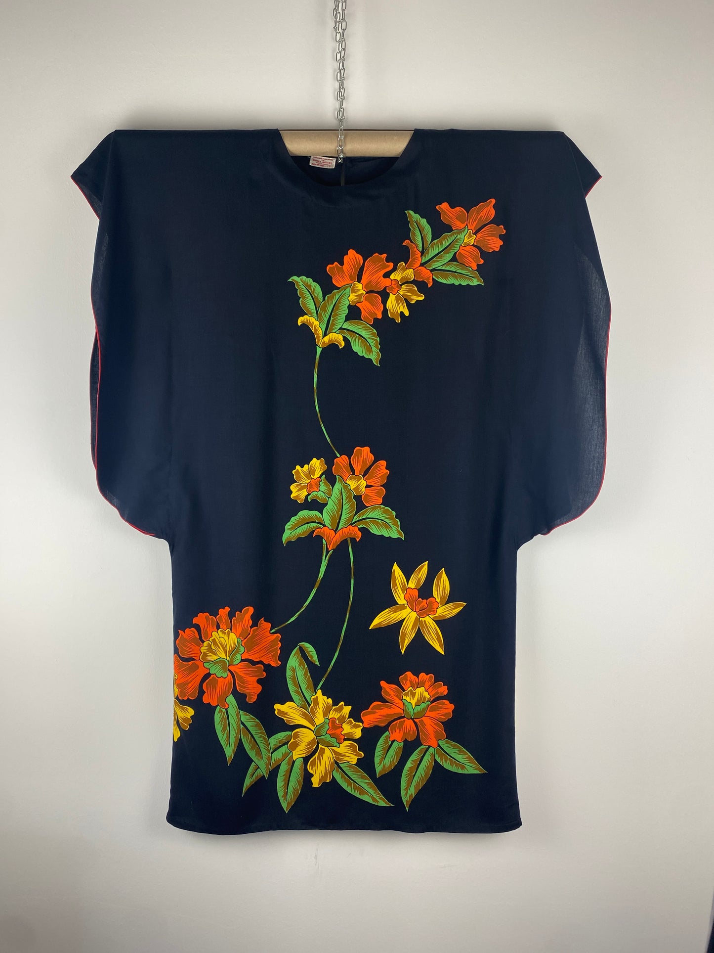 Vintage Kimonokleid Blumen